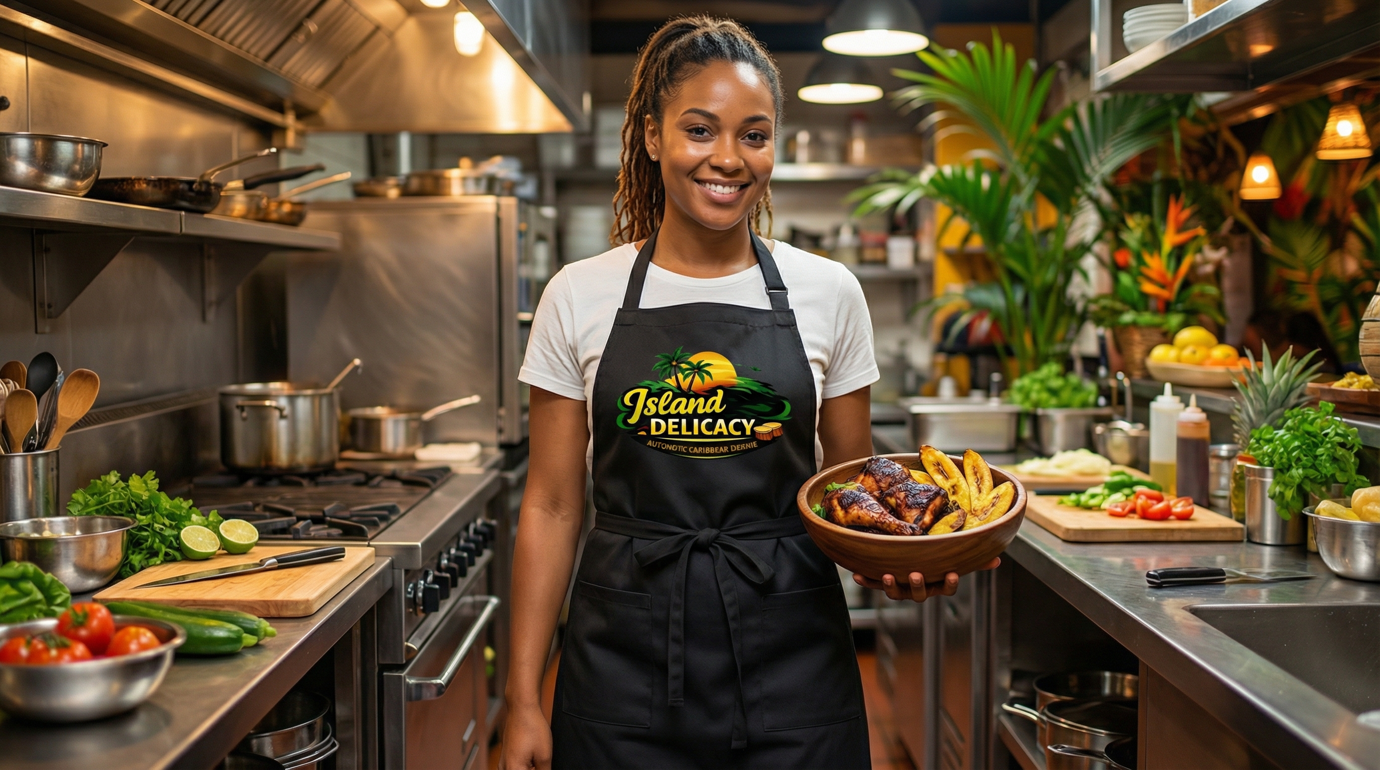 Shantay Cole, owner of Island Delicacy