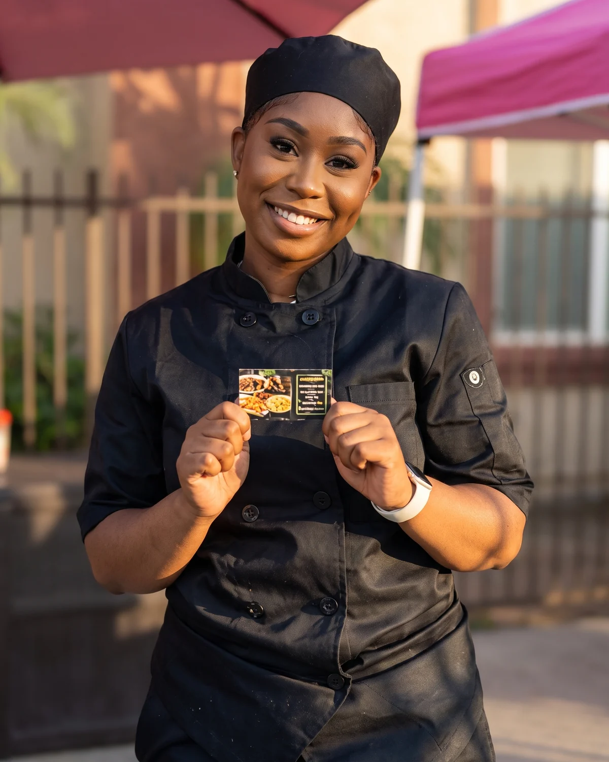 Shantay Cole, owner of Island Delicacy